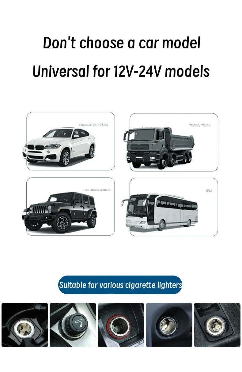 Ultraszybka ładowarka samochodowa USB do telefonu z inteligentnym wyświetlaczem cyfrowym i dwoma portami PD do wyświetlania napięcia