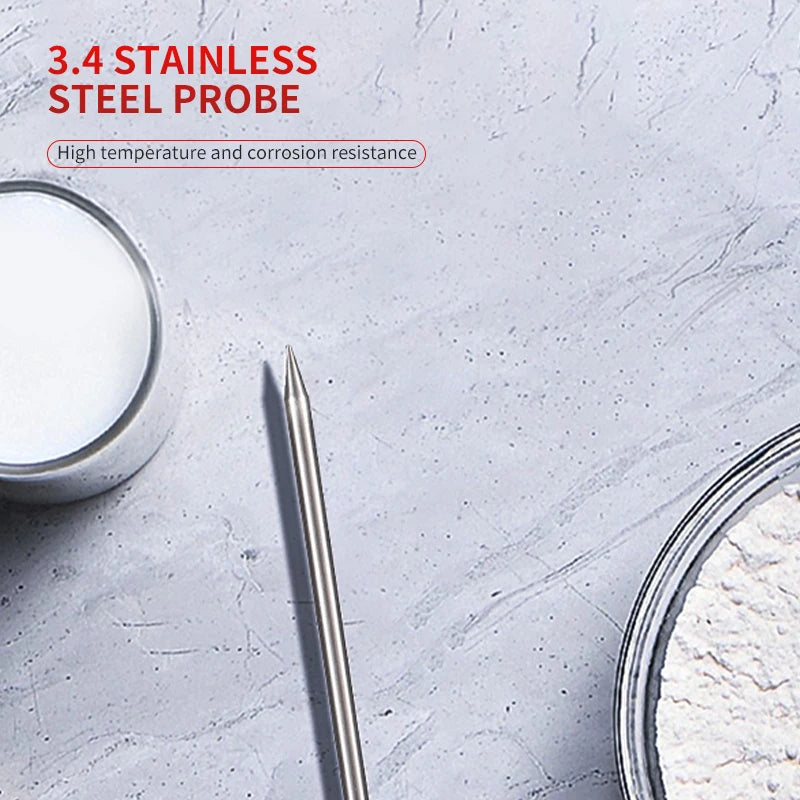 Cyfrowy termometr do pieczenia żywności w kuchni, elektroniczny typ sondy, wyświetlacz cyfrowy, termometr do grilla cieczowego